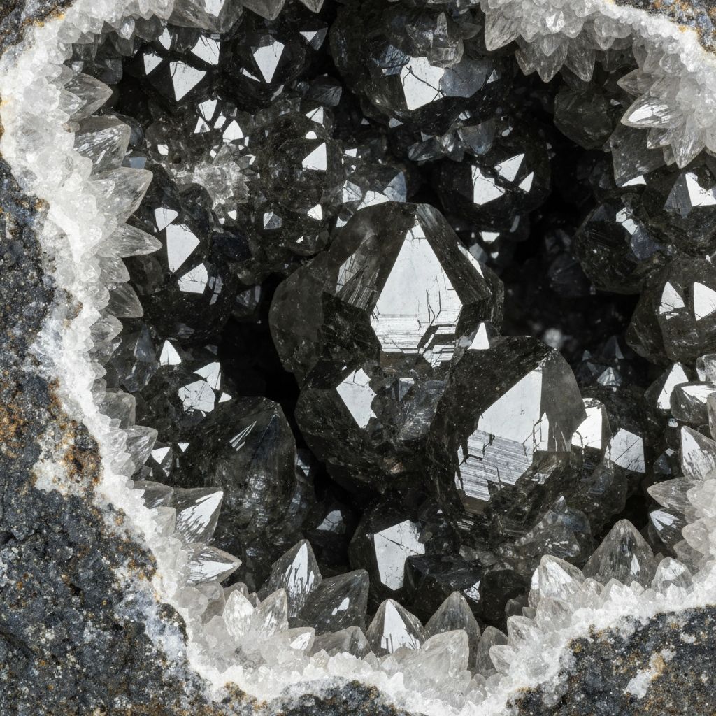 Natural mineral structures